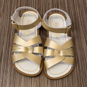 Gold Salt Water Sandals - Size 10